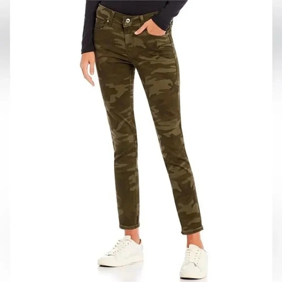 Levis 711 Skinny Ankle Soft Camo Pant Size 24 , Cotton/Polyester, Jimmy Jazz - Picture 1 of 5